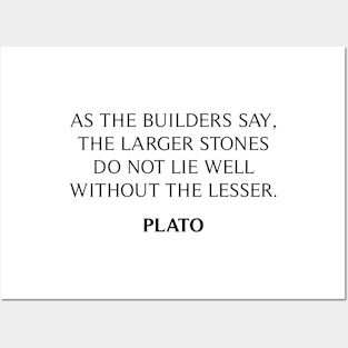 Plato's Quote Posters and Art